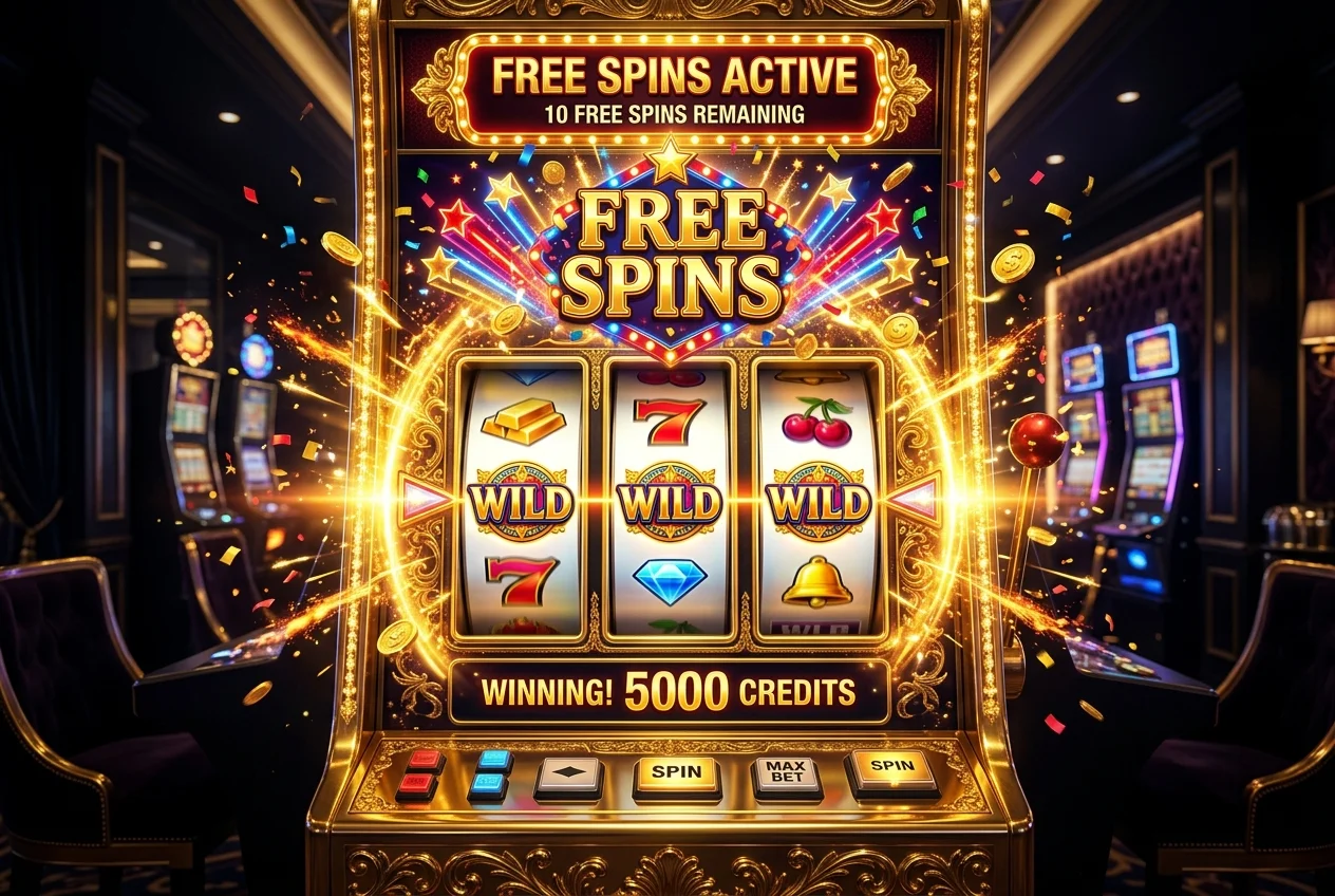 Kash Spins free spins card at King Johnnie Casino